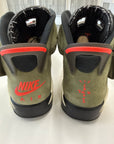 AIR JORDAN 6 TRAVIS SCOTT OLIVE - SIZE 11 (WORN)
