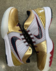 KOBE 4 PROTRO GOLD MEDAL - SIZE 9 (WORN) - SUPER CLEAN