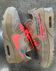 OFF WHITE AIR MAX 90 BEIGE - SIZE 10.5 (WORN)