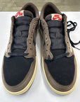 AIR JORDAN 1 LOW TRAVIS SCOTT MOCHA - SIZE 12 (WORN) - SUPER CLEAN