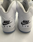 AIR JORDAN 5 WHITE METALLIC 2026 - SIZE 10.5 (WORN)