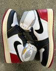 AIR JORDAN 1 HIGH UNION BLACK TOE - SIZE 8.5 (WORN) - SUPER CLEAN