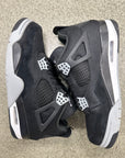 AIR JORDAN 4 BLACK CANVAS - SIZE 9 (WORN)