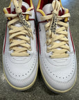OFF WHITE AIR JORDAN 2 LOW CHICAGO - SIZE 8.5 (WORN) - SUPER CLEAN