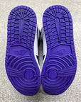 AIR JORDAN 1 HIGH COURT PURPLE 2.0 - SIZE 8 (WORN) - SUPER CLEAN
