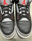 AIR JORDAN 3 BLACK CEMENT 2018 - SIZE 13 (WORN)
