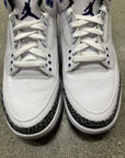 AIR JORDAN 3 DARK IRIS - SIZE 10.5 (WORN)