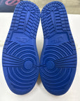 AIR JORDAN 1 HIGH FRAGMENT UNION LA SPORT ROYAL - SIZE 8.5 (WORN)