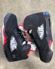 AIR JORDAN 5 SUPREME BLACK - SIZE 10.5 (WORN)