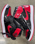 AIR JORDAN 1 PATENT BRED - SIZE 11.5 (WORN)