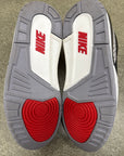 AIR JORDAN 3 BLACK CEMENT 2024 - SIZE 10 (WORN) - SUPER CLEAN