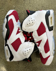 AIR JORDAN 6 CARMINE 2021 - SIZE 9.5 (WORN)