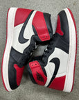 AIR JORDAN 1 BRED TOE - SIZE 12.5 (WORN)