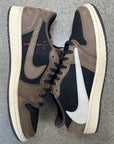 AIR JORDAN 1 LOW TRAVIS SCOTT MOCHA - SIZE 11 (WORN) (SUPER CLEAN)