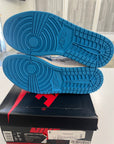 DS AIR JORDAN 1 HIGH OFF WHITE UNC - SIZE 7.5 (MISSING ORANGE LACES)