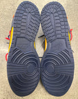 OFF WHITE DUNK LOW UNIVERSITY GOLD - SIZE 15 (WORN)