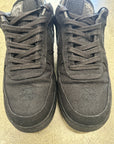 AIR FORCE 1 LOW STUSSY BLACK - SIZE 10 (WORN)