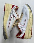 OFF WHITE AIR JORDAN 2 LOW CHICAGO - SIZE 9.5 (WORN)