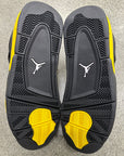 AIR JORDAN 4 THUNDER - SIZE 10.5 (WORN) - DAMAGED BOX
