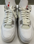 AIR JORDAN 4 WHITE OREO - SIZE 8.5 (WORN)