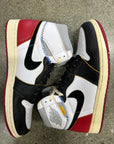 AIR JORDAN 1 UNION BLACK TOE - SIZE 10.5 (WORN)