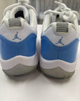 AIR JORDAN 11 LOW UNIVERSITY BLUE 2017 - SIZE 9.5 (WORN)