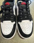 AIR JORDAN 1 LOW BLACK TOE - SIZE 10.5 (WORN)