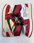 OFF WHITE AIR JORDAN 1 HIGH CHICAGO - SIZE 12 (WORN)