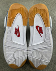 AIR JORDAN 4 SB NAVY - SIZE 10.5 (WORN) - SLIGHTLY DAMAGED BOX