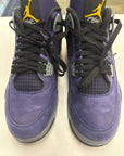 AIR JORDAN 4 LAKERS - SIZE 12 (WORN) - SUPER CLEAN