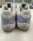 WMNS AIR JORDAN 11 LOW PURE VIOLET - SIZE W12 M10.5 (WORN)