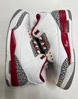 AIR JORDAN 3 CARDINAL RED - SIZE 10 (WORN)