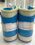 OFF WHITE AIR JORDAN 1 HIGH UNIVERSITY BLUE - SIZE 14 (WORN)