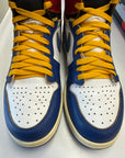 AIR JORDAN 1 HIGH UNION STORM BLUE - SIZE 9 (WORN)