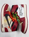OFF WHITE AIR JORDAN 1 HIGH CHICAGO - SIZE 12 (WORN)