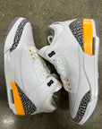 WMNS AIR JORDAN 3 LASER ORANGE - SIZE W11.5 M10 (WORN)