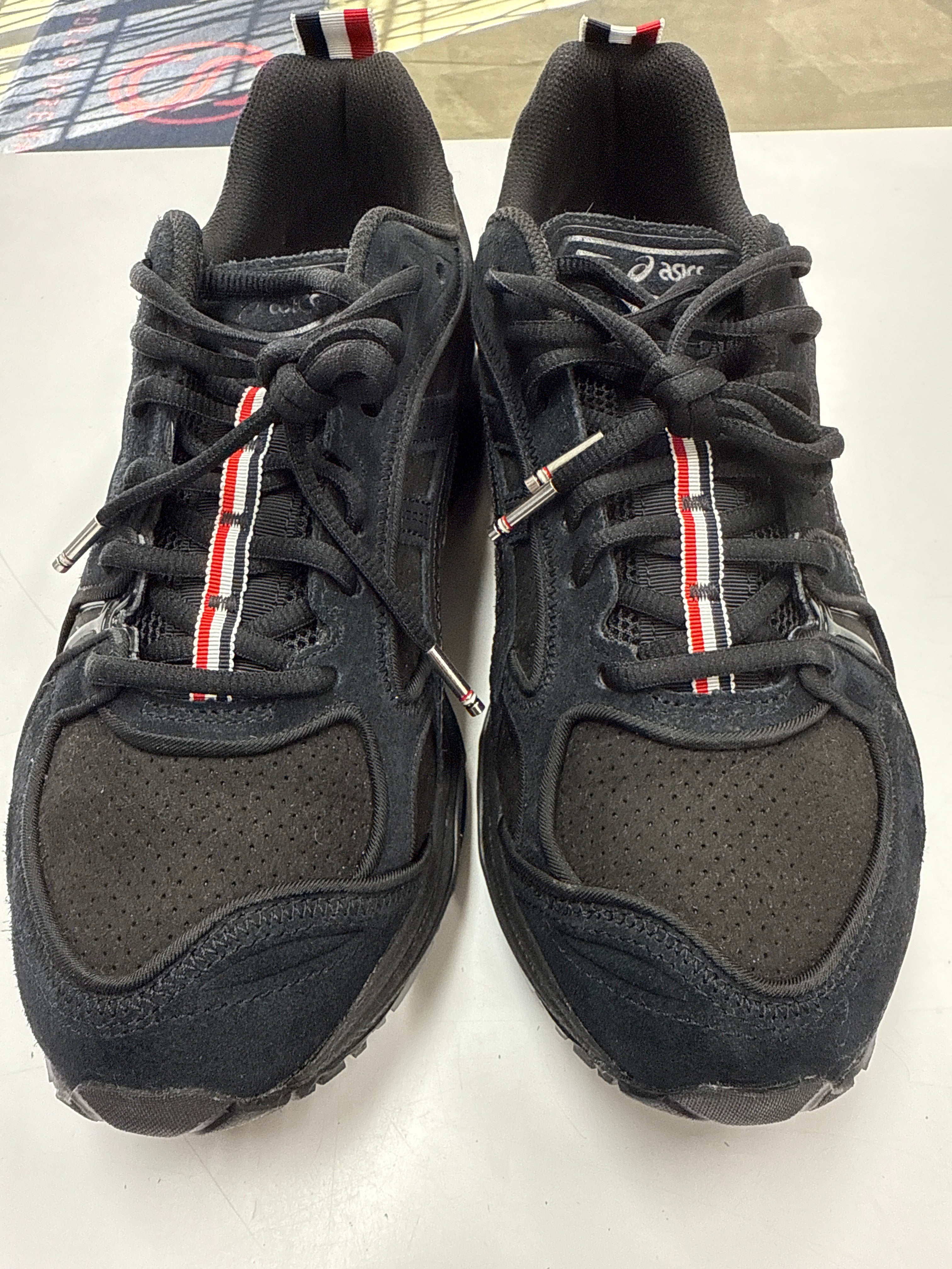 ASICS GEL KAYANO 14 THOM BROWNE BLACK - SIZE 9 (WORN) – Sole Supremacy