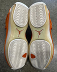 AIR JORDAN 18 CAMPFIRE ORANGE - SIZE 8.5 (WORN)