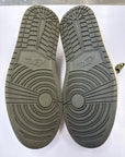 WMNS AIR JORDAN 1 LOW OLIVE - SIZE W13.5 M12 (WORN)