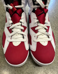 AIR JORDAN 6 CARMINE 2021 - SIZE 9.5 (WORN)