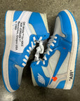 AIR JORDAN 1 HIGH OFF WHITE UNC - SIZE 12 (WORN)