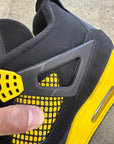 AIR JORDAN 4 THUNDER - SIZE 10 (WORN) - SUPER CLEAN
