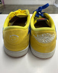 WMNS AIR JORDAN 1 LOW TRAVIS SCOTT CANARY - SIZE W13 M11.5 (WORN)