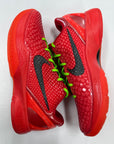 KOBE 6 PROTRO REVERSE GRINCH - SIZE 9 (WORN) - SUPER CLEAN