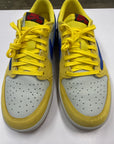 WMNS AIR JORDAN 1 LOW TRAVIS SCOTT CANARY - SIZE 12W 10.5M (WORN) - SUPER CLEAN