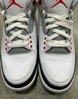 AIR JORDAN 3 FIRE RED - SIZE 10 (WORN) - SUPER CLEAN