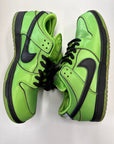 SB DUNK LOW THE POWERPUFF GIRLS BUTTERCUP - SIZE 9.5 (WORN)