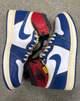 AIR JORDAN 1 HIGH UNION BLACK TOE - SIZE 9 (WORN) - SUPER CLEAN