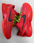 KOBE 6 PROTRO REVERSE GRINCH - SIZE 10.5 (WORN)