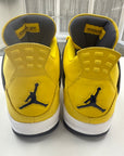 AIR JORDAN 4 LIGHTNING - SIZE 12 (WORN) - SUPER CLEAN